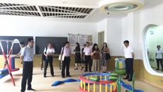 苏州市教育局来校开学检查